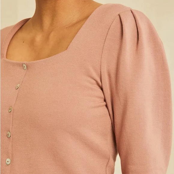 Amour Vert Fitz Luxe Fleece Top - Picture 2 of 6